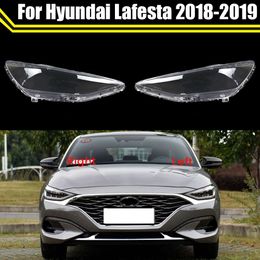 Автомобильный чехол, колпачки для фар для Hyundai Lafesta 2018 2019, крышка объектива передней фары, абажур, крышка фары, стеклянный корпус