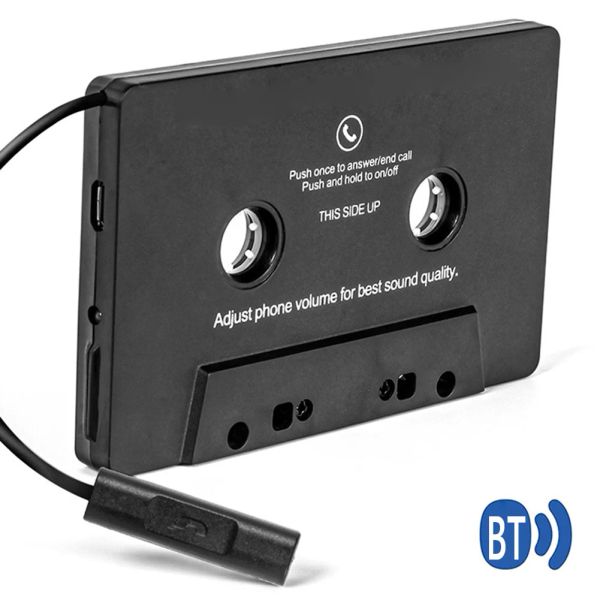 Cassette de autos universal Audio Audio Cassette Cape Aux Adaptador estéreo para reproductor de mp3