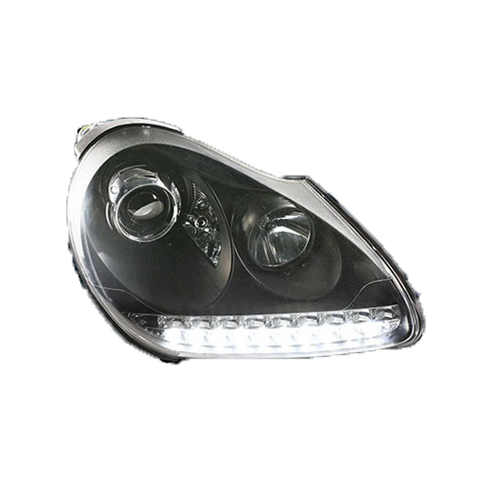 Montagem do farol CAYENNE CAYENNE Dynamic Freinetre Daytime Firling Light for Porsche LED faróis 2003-2007 Lâmpada de cabeça