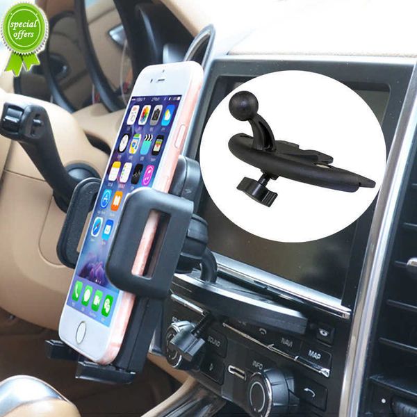 Fente pour CD de voiture accessoires de support de téléphone portable Base de rotule de 17mm pour support de fente de CD de voiture pour IPhone Samsung Xiaomi supports GPS