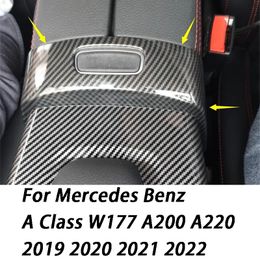 Reposabrazos central para coche contenedor caja interruptor cubierta embellecedora para Mercedes Benz Clase A W177 A200 A220 2019 2020 2021 accesorios Interior