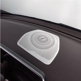 Couverture de haut-parleur de console centrale de voiture couverture de protection de haut-parleur de tableau de bord pour Mercedes Benz 2015-2016 classe C W205 GLC218Z