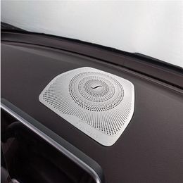 Couverture de haut-parleur de console centrale de voiture couverture de protection de haut-parleur de tableau de bord pour Mercedes Benz 2015-2016 classe C W205 GLC295k