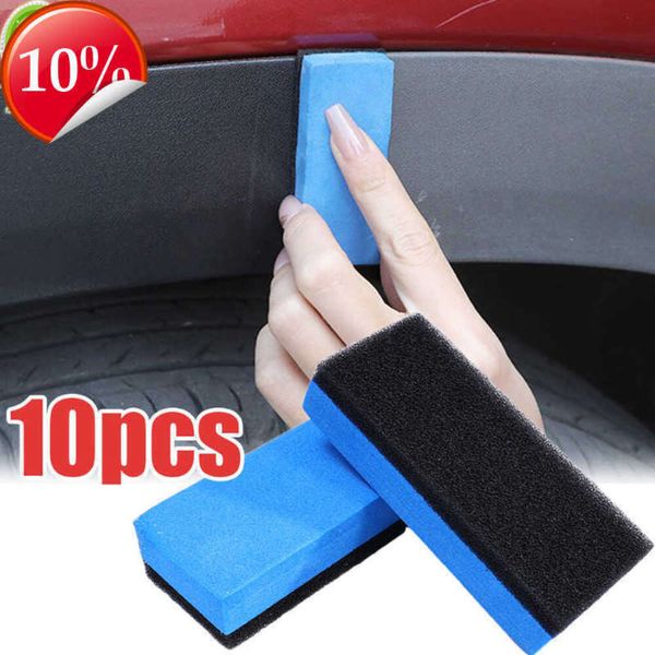 Esponja de cera para revestimiento cerámico de coche, cepillo para pintura de carrocería de coche, esponja para pulir Nano capa de cera, esponjas, cepillos, herramientas de limpieza de coche