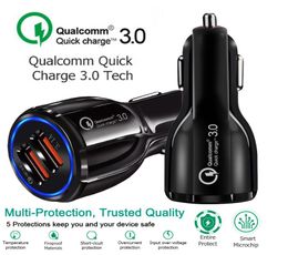 Chargeur de voiture 5V 31A, Charge rapide double USB, pour Iphone Xs Max 7 8 Plus, Samsung S9 S8 S72725234