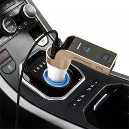 Chargeur de voiture Sans fil Bluetooth MP3 Transmetteur FM Modulateur carte mémoire 2.1A Kit sans fil Support Appel mains libres sur téléphone portable Micro SD TF