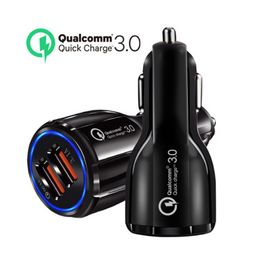 Auto opladen Duurzaam Adapter Beste Dual USB-poort autolader 3.1A voor iPhone voor Samsung voor Huawei mobiele telefoon Universal Auto Charger