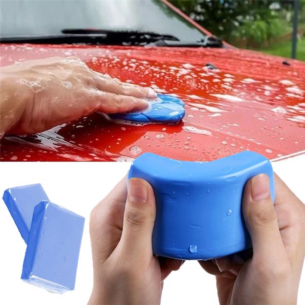 Voiture propre barre d'argile bleu magique argile outils de nettoyage de voiture 100g boue magique nettoyeur de voiture Mini laveuse automatique portable Machine à laver la voiture