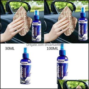 Autoreinigingsgereedschap 30 / 100 ml Plastic onderdelen Loopvlakvernieuwing Herstellen Middel Wax Instrument Verminderen Accessoires Auto-interieurreiniger Automobiel Dhtyd