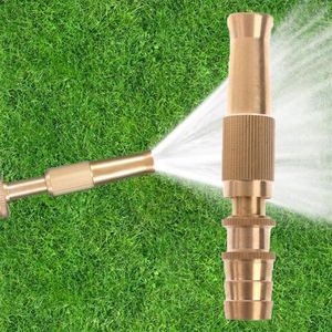 Car Cleaning Tools Garden Adjustable Spray Hose Nozzle High Pressure Straight Copper Washing Watering Flower Wand Sprayers1252A