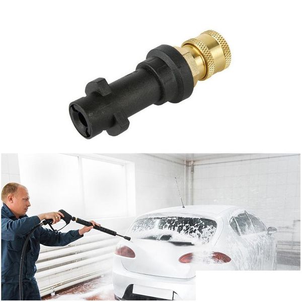 Herramientas de limpieza de automóviles Pistola de espuma de alta presión-Adaptador rápido de 1/4 de pulgada para Karcher K K2 K3 K4 K5 K6 K7 Entrega de gotas Automóviles Motorcy Dhrph