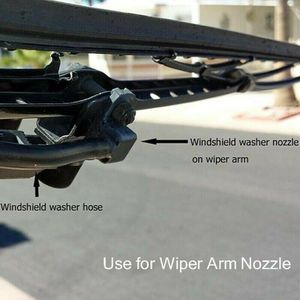 Outils de nettoyage de voiture tuyau buse pompe ABS plastique caoutchouc pulvérisation rondelle pare-brise qualité DurableCar