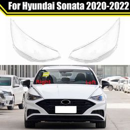 Coque de lentille transparente de remplacement pour phare de voiture, pour Hyundai Sonata 2020 2021 2022, capuchons de phares transparents
