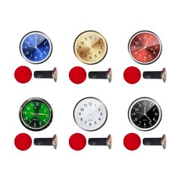 Car Clock Luminous Clock Automobiles Internal Mechanics Clocks Round Mini Car