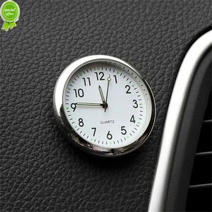 Autoklok Lichtgevende mini-auto's Intern zelfklevend digitaal horloge Mechanica Kwartsklokken Auto-ornament Auto-accessoires Geschenken