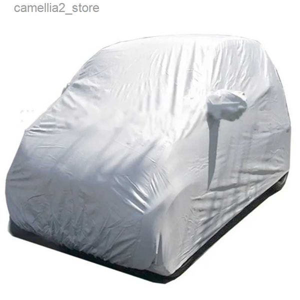 Cubiertas de automóviles Cubiertas de automóviles Protector solar universal para Benz Smart Fortwo SUV Cubierta exterior Puerta Cuerpo Impermeable Anti-UV A prueba de nieve Accesorios para automóviles Q231012