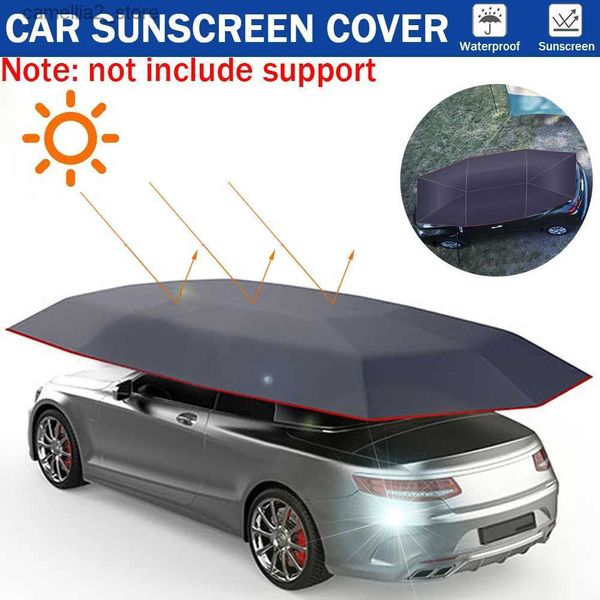 Cubiertas de automóviles Coche Paraguas Toldo Tienda Auto Inteligente Cubierta aislada Protección UV Al aire libre Impermeable Doblado Cubierta de dosel portátil Parasol Q231012