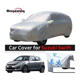 Housses De Voiture Ers Pour Suzuki Swift Er Pare-Soleil Extérieur Pluie Neige Poussière Gel Uv J220907 Drop Delivery Mobiles Motos Accès Extérieur Dhmpe