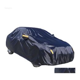 Housses de voiture Ers Taffeta Noir Tissu Oxford Tissu imperméable Sunsn Tissu anti-pluie pour Ford Jeep Kia J220907 Drop Delivery Mobiles Mo Dhcv7