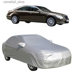 Cubiertas para automóviles Cubierta completa para automóviles Protector solar para interiores y exteriores Protección contra el calor A prueba de polvo Anti-UV Resistente a los arañazos para protectores de automóviles Sedan Traje S-XXL Q231012