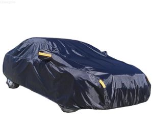 Autoverdekeningen Taffeta Black Oxford Doek Waterdichte zonnebrandcrème Rainproof Fabric Truck voor Ford Jeep Kia J2209073873315