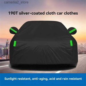 Autohoezen Universeel Maat S/M/L/XL/XXL Indoor Outdoor Volledige Auot Cover Zon UV Sneeuw Stofbestendig Bescherming Nieuw Q231013