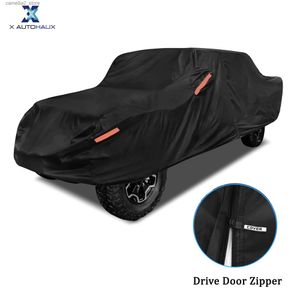 Car Covers X Autohaux Bâche de voiture pour camion Jeep Gladiator JT 2020-2022 extérieur imperméable au soleil, à la pluie, à la poussière et à la neige, accessoires pour véhicules Q231012