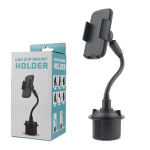 Support de verre de voiture support de téléphone col de cygne réglable berceau de téléphone portable rotatif à 360 degrés pour iPhone Samsung Galaxy Huawei Google Pixel Bionanosky