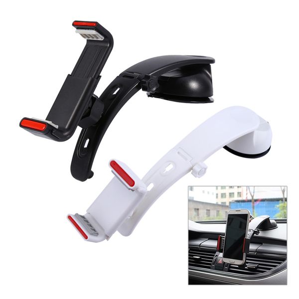 Livraison gratuite voiture tableau de bord téléphone portable Clip titulaire climatisation sortie pare-brise tableau de bord support pour Iphone Sansung téléphone GPS