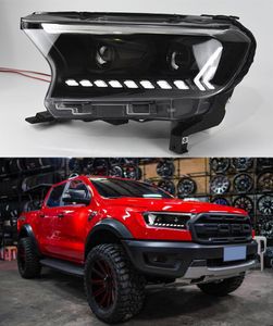 Auto Dagrijverlichting Head Light Voor Ford Ranger Led Koplamp 2016-2020 Richtingaanwijzer Grootlicht Lamp Lens