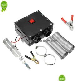 Chauffage de véhicule pour voiture, 12V/24V cc, 1000W, 2 trous, chauffage rapide, désembueur, dégivreur, pour l'hiver, livraison directe