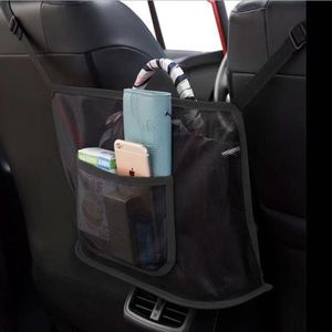 Auto -decor Net Pocket Handtashouder Universele multifunctionele Auto Pocket Organizer Zitgang Gap Opslag Mesh Interieur Accessoires