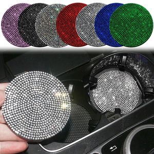 Auto diamant achtbaan Water Cup Slot Non-slip Mat Waterdichte silica Pad bekerhouder Mat Auto interieuraccessoires Groothandel