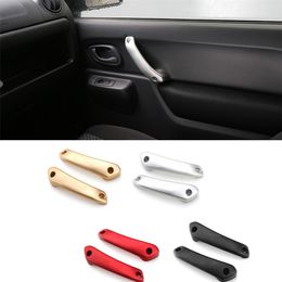 Cubierta decorativa de aleación de aluminio para manija de agarre de puerta de coche para Suzuki Jimny Interior Accessories315I