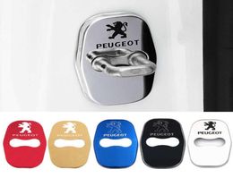 Auto Deurslot Cover Voor Peugeot 3008 508 308 408 2008 4008 5008 301 308S 508L 207CC 308CC embleem Sticker Bescherming Accessoires1741428