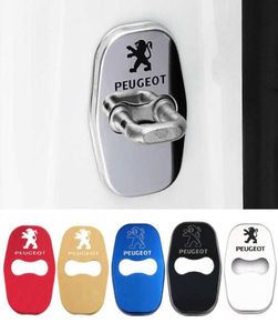 Couvercle de verrouillage de la porte de voiture pour Peugeot 3008 508 308 408 2008 4008 5008 301 308S 508L 207CC 308CC EMBLEMER ACCESSOIRES DE PROTECTION AUTOCHER6632878