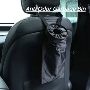 Cubo de basura para coche, bolsa de basura, almacenamiento de respaldo de asiento, caja de cubo de basura, organizador de artículos diversos, bolsas de bolsillo, cubo de basura, accesorios para coche