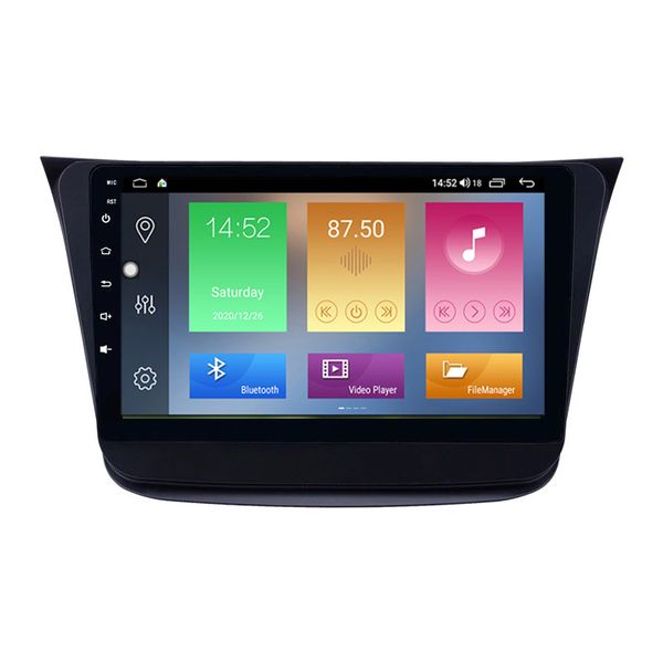 Lecteur DVD de voiture 9 pouces HD 1080p vidéo Android stéréo GPS Navigation Audio Radio pour Suzuki Wagon-R-2019 avec liaison téléphonique Bluetooth WIFI