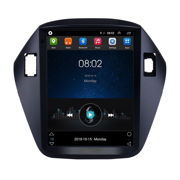 Lecteur Audio dvd de voiture Autoradio multimédia pour Hyundai IX35 2010-2015 écran Vertical-Gps Fm-stéréo Wifi