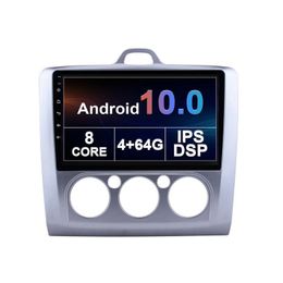 Auto DVD Audio Player voor Ford Focus 2006-2014 Radio Navigatie Touchscreen Android 10 4G 9 Inch 8-Core Multimedia