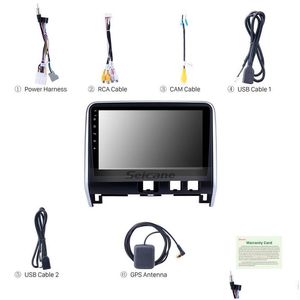 CAR DVD DVD -speler Android 10.0 Auto Radio GPS Navigatiekop Stereo voor - Nissan Serena 10.1 2GB RAM 32 GB ROM DROP DRAP DRAP Auto DH8WF