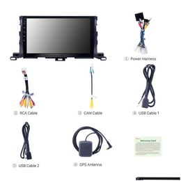 CAR DVD DVD Player GPS Navigation Radio Car Mtimedia Support Mirror Link Android 10.0 RAM 2GB ROM 32 GB voor - Highlander Drop Delivery Dhrul