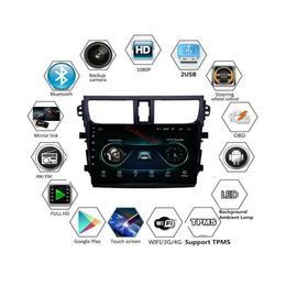 Voiture DVD DVD Player TouchSn Car Radio GPS MtiMedia avec WiFi pour Suzuki Celerio - Stéréo 9 Android Drop Livrot Automobiles Motorcycle DHJUP