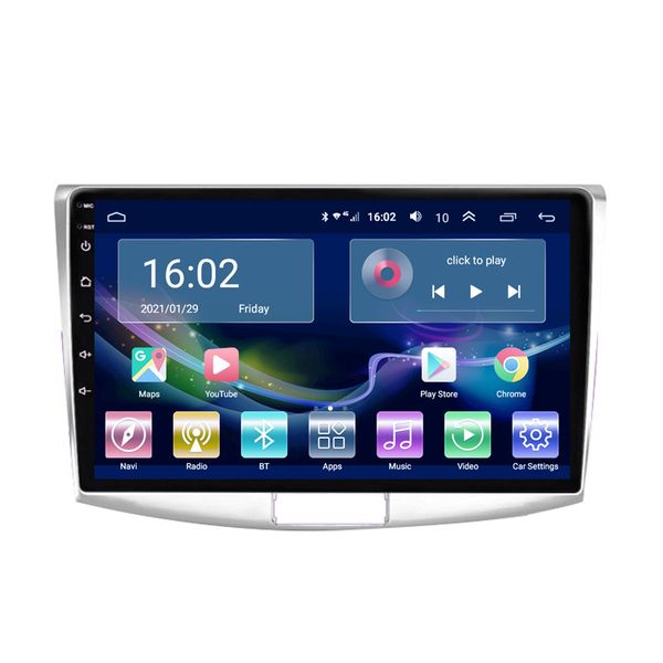 Voiture DVD Player GPS Multimédia Radio-WiFi Bluetooth 2Din Android 10 Quad-Core MP5 pour VW Passat 7 2010-2015