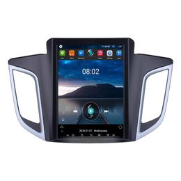 Auto DVD GPS Navigatie Audio Player Multimedia-Radio Verticale-scherm Video voor 2014-2015 Hyundai IX25 Tesla-Style