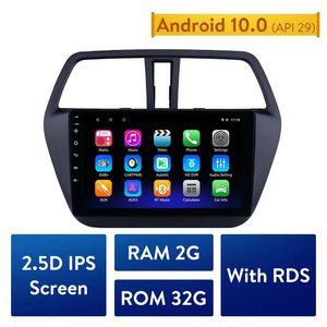 Auto DVD GPS-navigatie Multimedia Player Radio voor Suzuki S-Cross SX4 2014-2017 Android 10.0 RAM 2GB IPS 9 inch