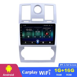 Lecteur DVD de voiture système de Navigation GPS 9 pouces Android pour 2004-2008 Chrysler 300C Support stéréo automatique USB WIFI Carplay DVR