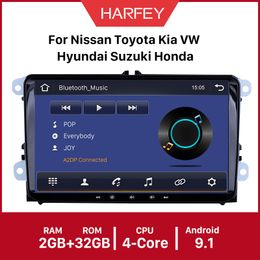 Coche DVD GPS Radio 9 "2din Android Multimedia Player para VW VOLKSWAGEN SEAT LEON CUPRA SKODA PASSAT B5 B6 CC
