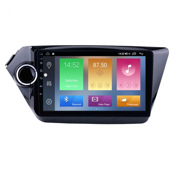 Lecteur dvd GPS de voiture pour KIA K2 2011-2015 avec prise en charge de la liaison miroir USB WIFI DVR OBD II caméra de recul 9 pouces Android 10