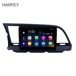 CAR dvd GPS Stereo Player Android 10.0 mano sinistra Unità di Testa Radio 9 "2Din Multimedia Per 2016-Hyundai Elantra supporto SWC